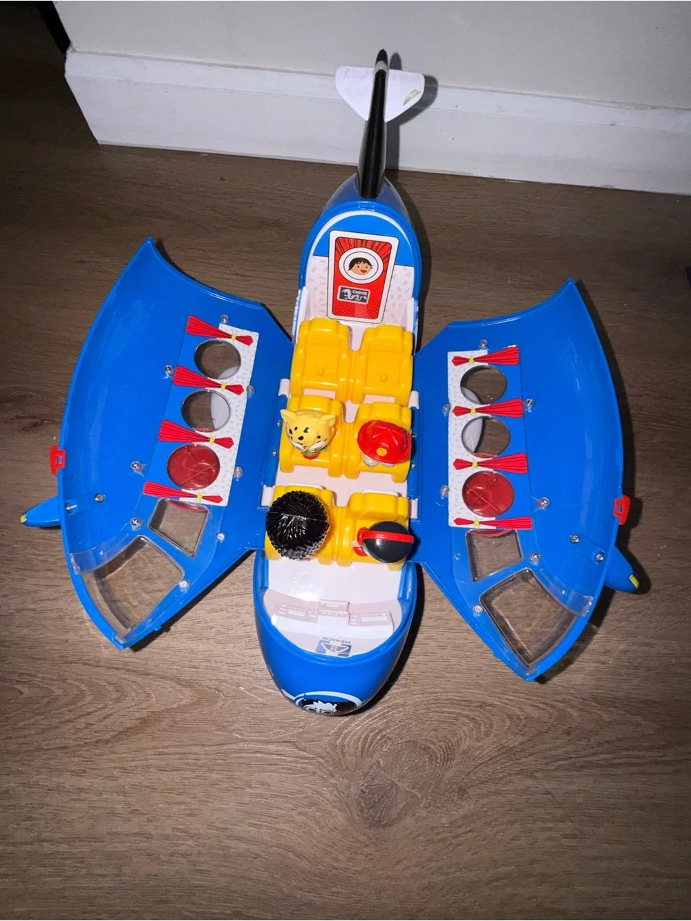 Ryan World World Tour Blue Play Airplane with Red Propellers